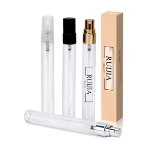 Custom Clear Amber 1ml 2 Ml 3 Ml 5 Ml 10 Ml Fragrance Oil Sample Perfume Bottle Packaging Glass Perfume Bottle With Card