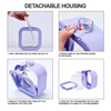 300ml Square Shaped Cosmetic Container Plastic Colorful Hand Wash Liquid Soap Foam Bottles Body Lotion Bottle with Pump