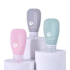 1OZ 2OZ 3OZ Silicone Travel Bottles Leak Proof Squeezable Refillable Travel WHITE PINK GREEN Cosmetic Lotion Soft Tube with Hook
