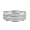 Inside Visible 60ml 80ml 100ml 150ml Empty Metal Can Container Aluminum Tin Jar With Clear Window