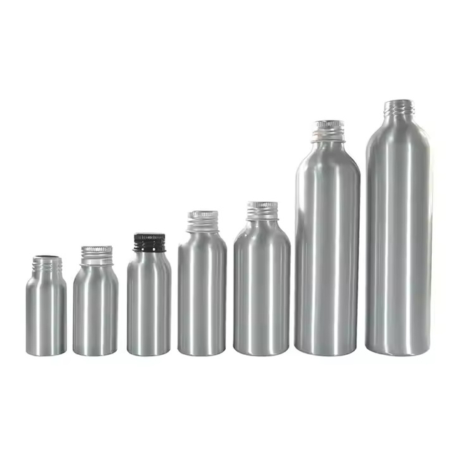 aluminum bottle with aluminum screw cap