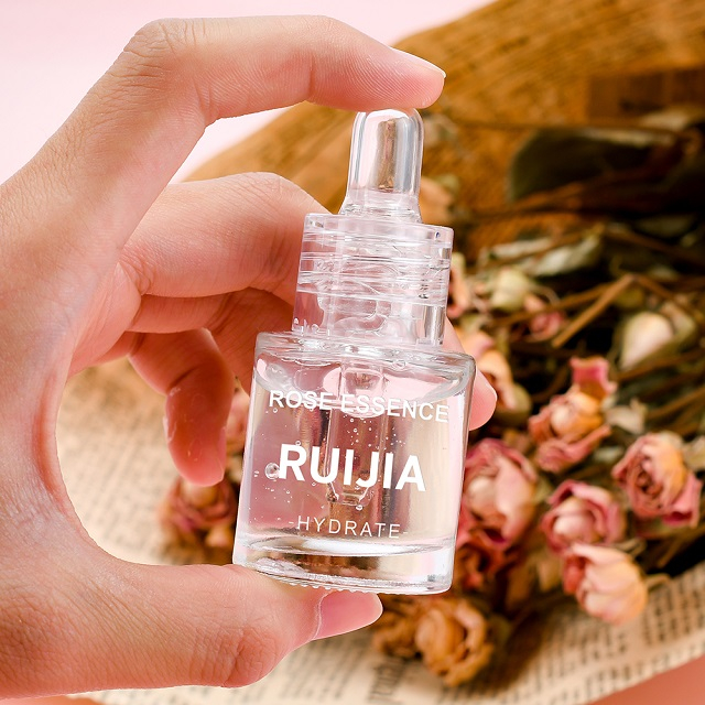 Free Sample Empty Cosmetic 1oz 30ml 50ml 60ml clear Skincare Serum Hair Essential Oil Glass Dropper Bottle with clear Dropper