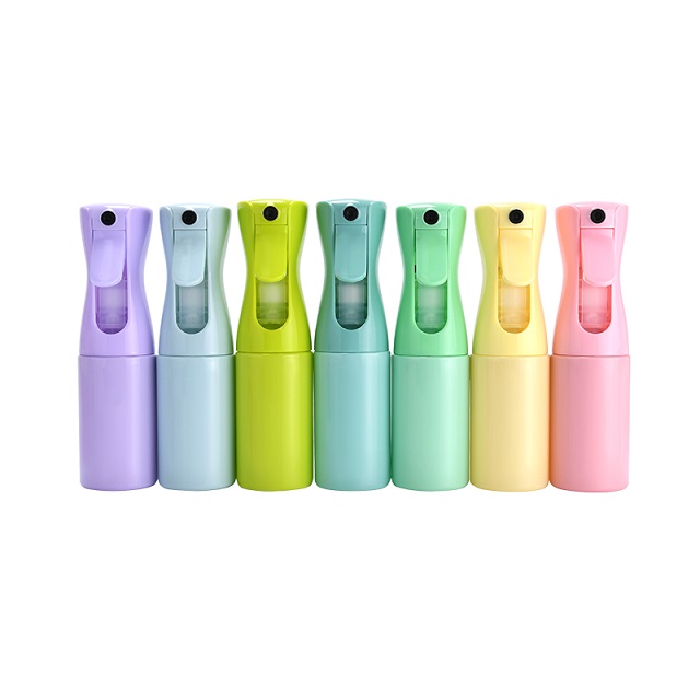 PET Plastic Atomized Hair Continuous Spray Bottle