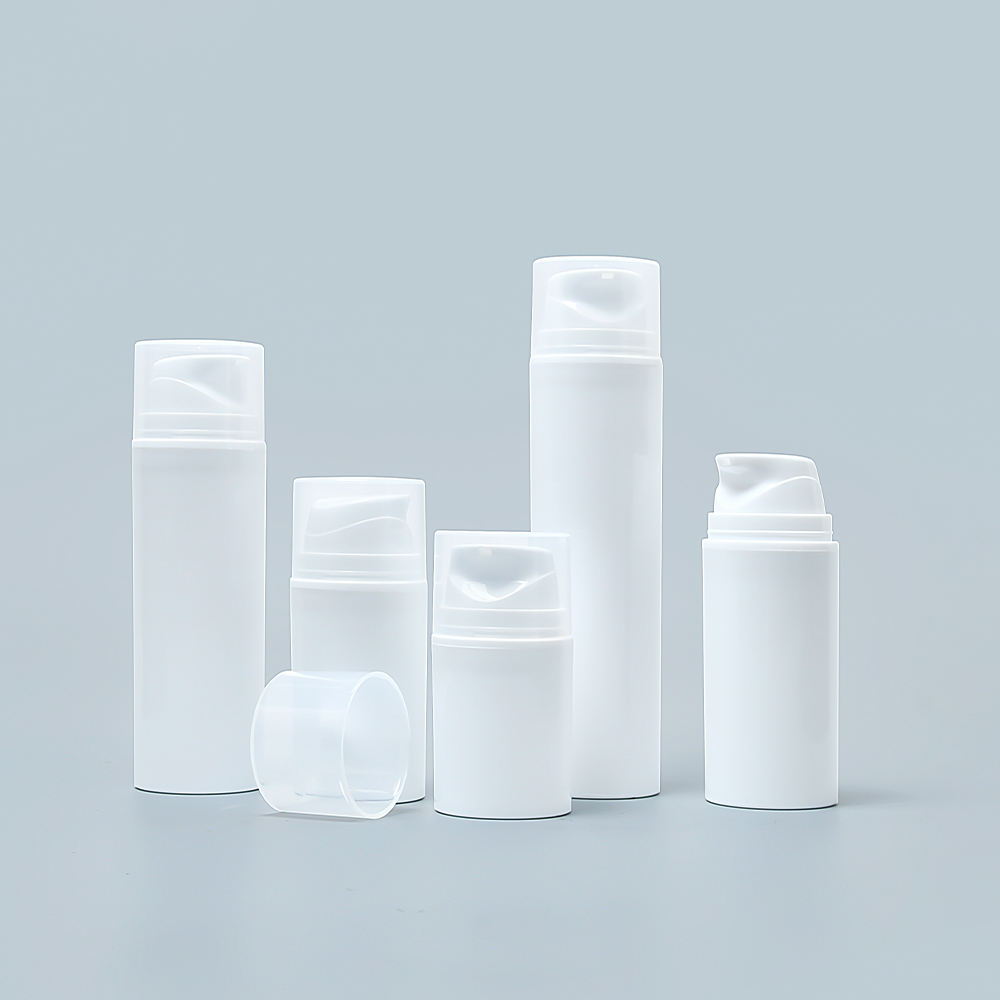 PP Plastic Airless Pump Bottle With Wide Neck