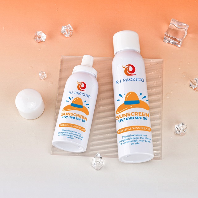 Aerosol spray bottle with dome cap