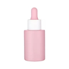 Custom Color 15ml 20ml 30ml 50ml 60ml 100ml Essential Oil Serum Flat Shoulder Frosted clear Glass Dropper Bottle with Pipette