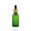 5ml 10ml 15ml 20ml 30ml 50ml 100ml Frosted Green Blue Amber clear Essential Oil Glass Dropper Bottle with Bamboo Lid