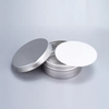 Wholesale Custom Packaging Metal Storage Container 10g 30g 50g Silver Aluminum Cosmetic Tin Jar for Cream