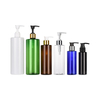 Wholesale 50ml 100ml 120ml 150ml 200ml 4oz Amber clear Bottle Personal Care PET Plastic Shampoo Lotion Bottle with Lid