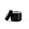 Empty Cosmetic Body Butter Scrub Cream Container Custom Black PP Plastic Jar Pot