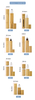 Bamboo Wooden Shell 5ml 10ml 15ml Glass Inner Bamboo Essential Oil Roll on Bottle with Steel Roller and Window