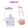 Hanging Car Air Freshener Car Diffuser Bottle Empty Glass Perfume Bottles Air Freshener Diffuser Bottle