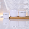 In Stock 5G 30G 50G 100G White Sturdy Thick Double Wall Plastic Container Jar for Lotion Creams Toners Lip Balms Makeup Samples