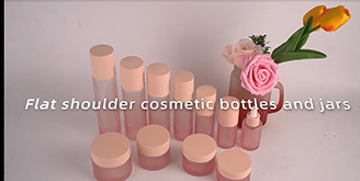 Glass Cosmetic Packaging Set