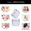 In Stock 5G 30G 50G 100G White Sturdy Thick Double Wall Plastic Container Jar for Lotion Creams Toners Lip Balms Makeup Samples