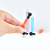 Custom 0.5ml 1ml 2ml 3ml Ball Stopper Mini Glass Tube Vial Perfume Sample Test Tube Bottle With Ball Stopper