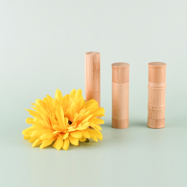 cosmetic bamboo lipstick tube