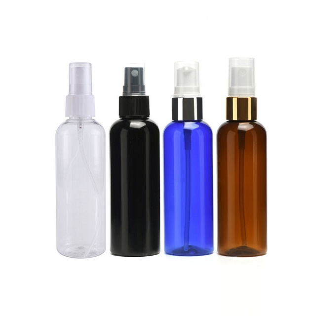 Amber White clear Plastic Spray Bottle