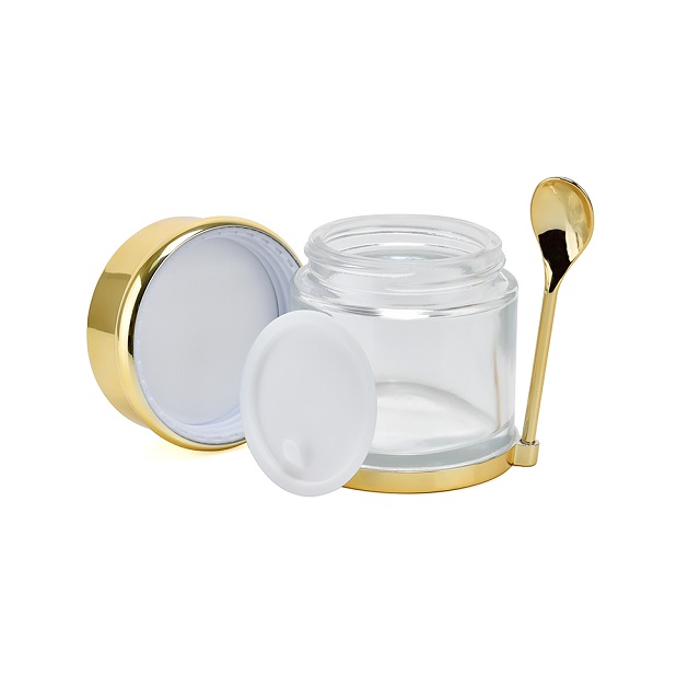 Glass Face Cream Jar