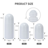 Luxury Plastic Empty Round 50ml Oil Roller Ball Deodorant Container Packaging Roll on Deodorant Bottle