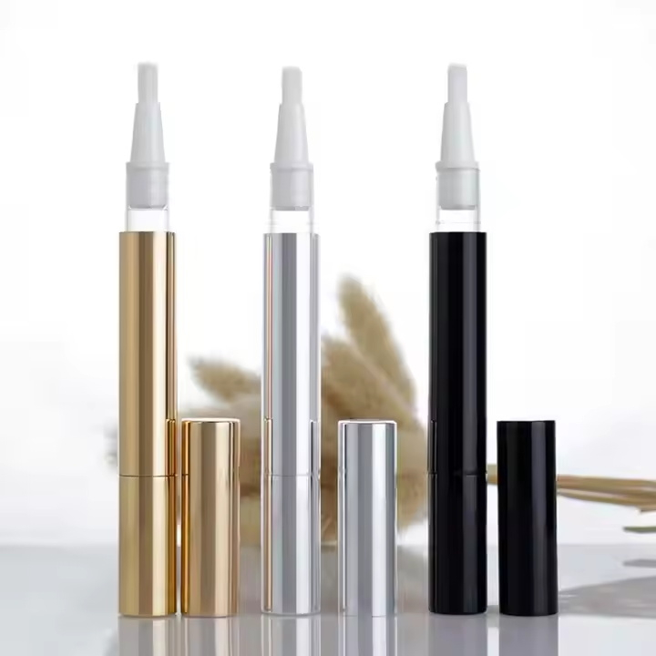 Hot 2ml 5ml Empty Nail Oil Pen Twist Lip Gloss Tubes Eyelash Growth Liquid Tubes Portable Cosmetic Makeup Containers with Brush