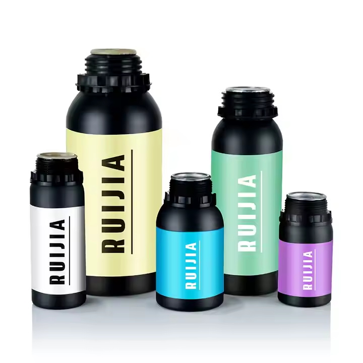Hot Sale Aluminum Perfume Bottle Package 100ml 250ml 500ml 1000ml 1200ml Red Gold Matte Black Aluminum Essential Oil Bottles