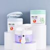 High Quality Body Scrub Facial Mask Container 100g 150g Plastic PP White Cosmetic Cream Jar with Spoon