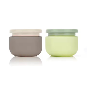Empty Skin Care Cream Body Scrub Shampoo Conditioner Cosmetic Container 8oz 250ml Frosted Green Brown Plastic Jar Pots