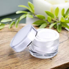 5g 15g 30g 50g High Quality Acrylic Cream Container Empty clear Round Double Wall Plastic Eye Face Cream Jar