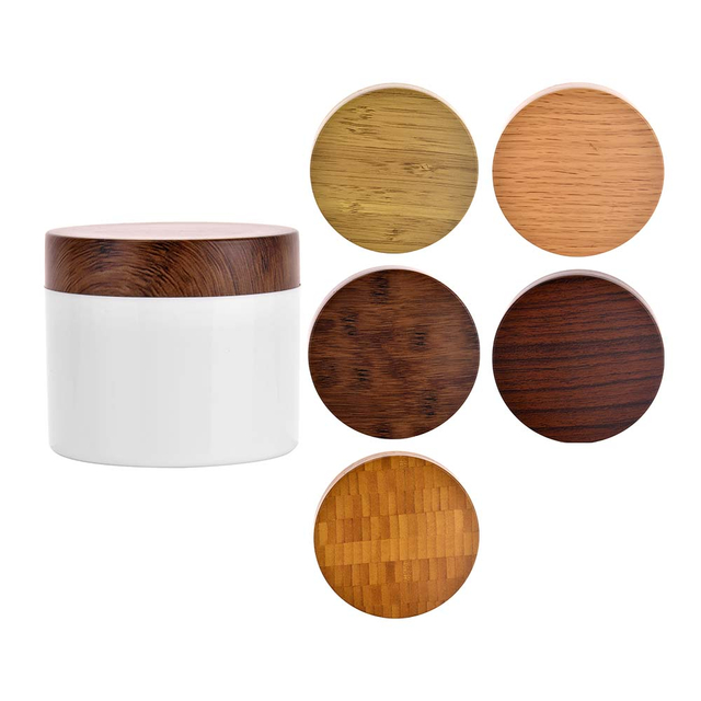 Wholesale Empty Cosmetic Container 50g 100g 150g 250g Double Layer Thick Wall White pp Plastic Body Butter Cream Scrub Jar