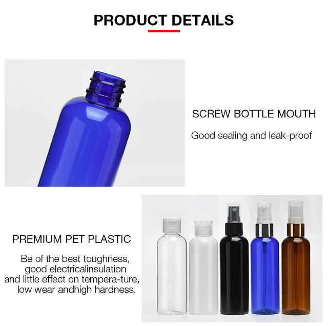 Refillable Shampoo Body Lotion Plastic Bottle with Pump