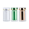 100ml Custom Plastic Supplement Container Matte Plastic Bottle for Pill Capsule Vitamin Medical Candy