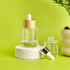 Empty Cosmetic 1oz 2oz 30ml 60ml clear Skincare Perfume Serum Hair Essential Oil Dropper Glass Bottle