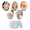 Frosted Clear Glass Cosmetic Jar