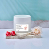 Frosted Clear Glass Cosmetic Jar
