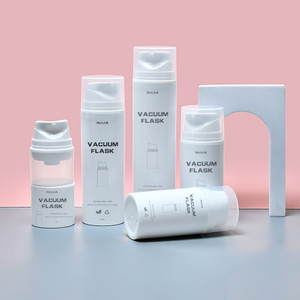 PP Plastic Airless Pump Bottle With Wide Neck