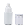 Frosted clear Glass Bottle With Pump