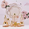Luxury Oblique Glass Jar 15ml-200ml Range for Cosmetic Products Face Cream Toner Essence Lotion Bottles