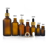 5ml 10ml 15ml 20ml 30ml 50ml 100ml Frosted Green Blue Amber clear Essential Oil Glass Dropper Bottle with Bamboo Lid