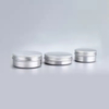 Wholesale Custom Packaging Metal Storage Container 10g 30g 50g Silver Aluminum Cosmetic Tin Jar for Cream