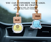 Hanging Car Air Freshener Car Diffuser Bottle Empty Glass Perfume Bottles Air Freshener Diffuser Bottle