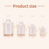 Luxury Oblique Glass Jar 15ml-200ml Range for Cosmetic Products Face Cream Toner Essence Lotion Bottles