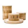 Customized Luxury Bath Salt Wood Crafts Jewellery Packaging Wooden Bamboo Gifts Boxes