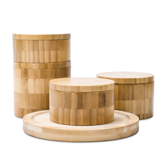 Customized Luxury Bath Salt Wood Crafts Jewellery Packaging Wooden Bamboo Gifts Boxes