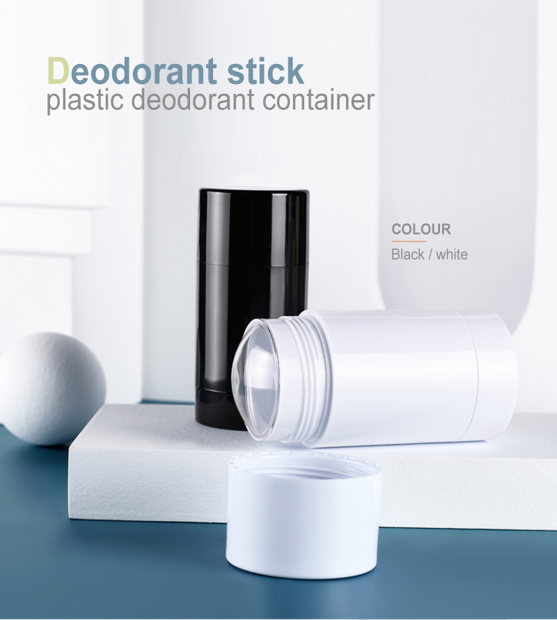 Round Twist up Salve Bamboo Deodorant Tube 15ml 30ml 50ml 75ml Bamboo Empty Plastic Deodorant Stick Container