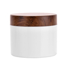 Wholesale Empty Cosmetic Container 50g 100g 150g 250g Double Layer Thick Wall White pp Plastic Body Butter Cream Scrub Jar