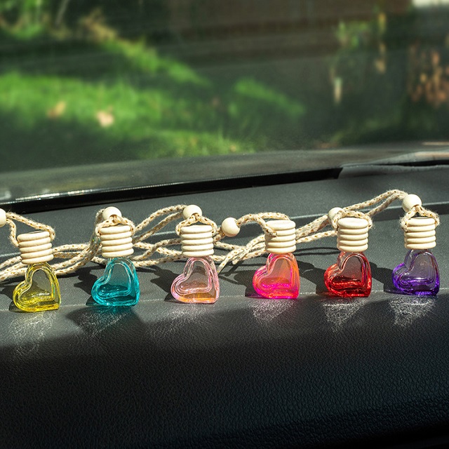 Hanging Colorful Car Air Freshener Bottles