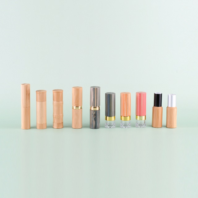 cosmetic bamboo lipstick tube