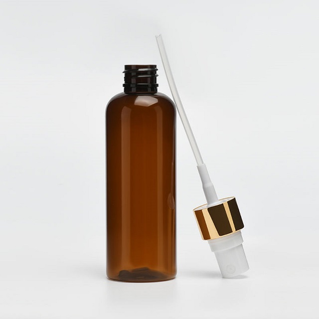 Amber White clear Plastic Spray Bottle