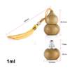 Chinese Style 1ml 2ml 5ml Bamboo Essential Oil Roller on Bottle Repackaging Empty Perfume Bottle with Tassel